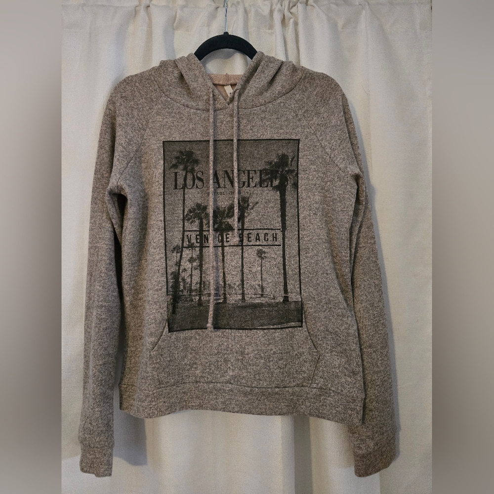 Women's Ever Hottie Lightweight "Los Angeles" Pullover Hoodie Size Medium